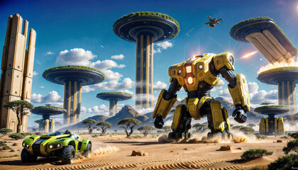 Titans of Terraforming: A Futuristic Quest for Dominance