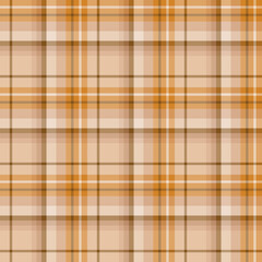 Seamless pattern in magical beige colors for plaid, fabric, textile, clothes, tablecloth and other things. Vector image.