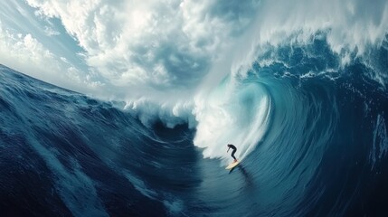 Surfing a Giant Wave