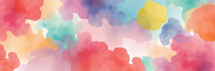 Obraz premium abstract watercolor backgrounds in various vibrant colors suitable for business card or flyer design, set, backgrounds, abstract