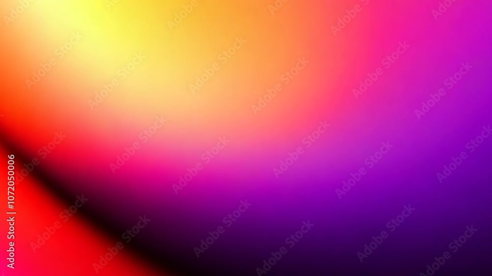Poster red yellow purple gradient transition abstract background bold warm colors artistic flow smooth 4k v