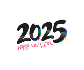 artistic creative new year text.eps