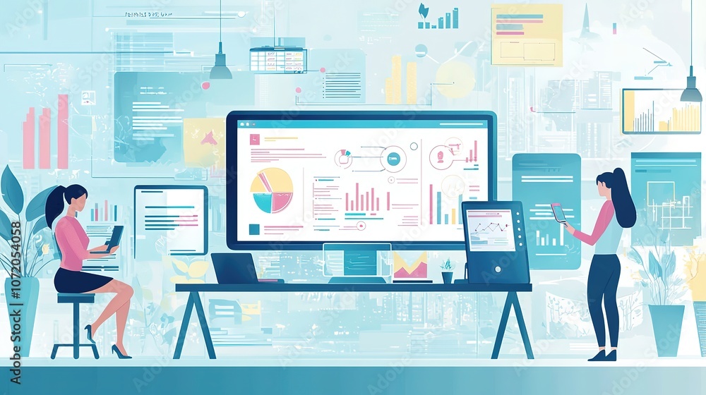 Poster enhance team collaboration in your professional workspace with a digital whiteboard and advanced ana