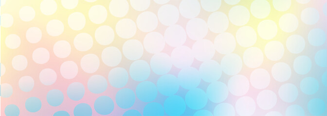 Calm Dots, Pastel Gradient banner Background