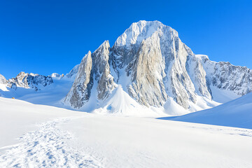 Naklejka premium International Mountain Day aims to increase awareness about the importance of mountains