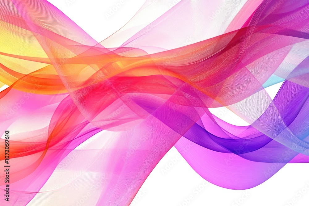 Aufkleber close-up shot of a vibrant and abstract color pattern