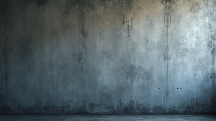 Fototapeta premium Textured industrial-style wall scene, somber and texture-varied