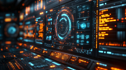 Obraz premium futuristic concept image showcasing artificial intelligence with intricate patterns of deep learning neural networks and machine algorithms, symbolizing the potential and complexity of AI technology