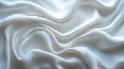 Obraz premium Elegant White Fabric Texture