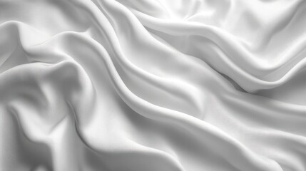 Obraz premium Elegant White Fabric Texture