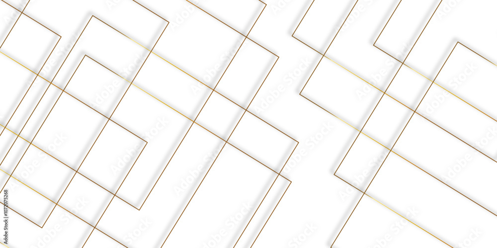 Poster mondrian style of diagonal square pattern vector. design geometric tile gold on black background. mo
