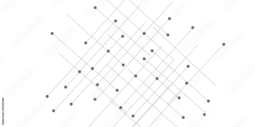 Poster abstract lines in grey and white tone of many squares and rectangle shapes on white background. meta