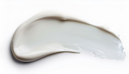 skin color makeup smear isolate on White background
