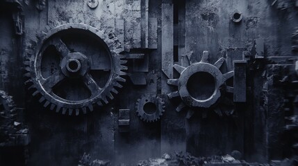 Rusty Gears and Metal