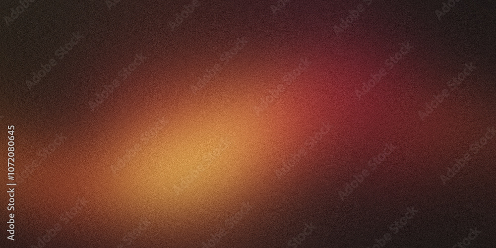 Aufkleber blurred grainy gradient background fading from orange to dark red and black, creating a warm and mys
