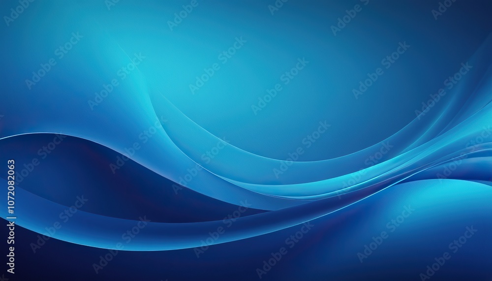 Aufkleber gradient blue background. abstract soft blue wave background. 3d blue background with blue lines cur