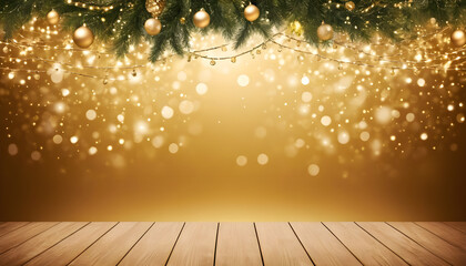 Luxury background with illustration Warm golden gradient background