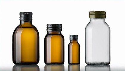 vector bottle without labels to marketing purpose, on White background PNG