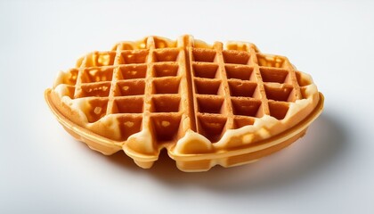 waffle on a flat on White background PNG