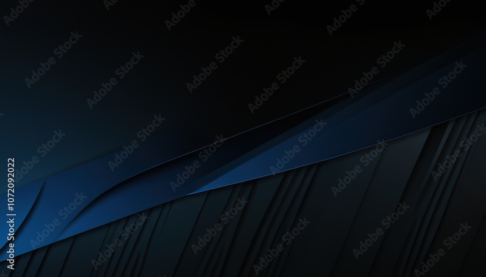 Poster modern black blue design abstract background with geometric shapes web banner template light pattern