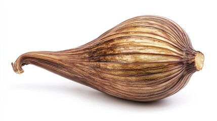 Isolated Fresh Fennel Bulb on a White Background for Culinary Use, Healthy Eating, and Dietary Presentation in Food Photography