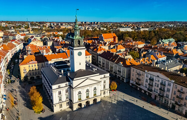 Architecture of Kalisz old town, Poland