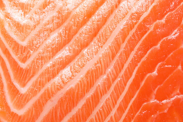 Fresh salmon as background, closeup. Sea food