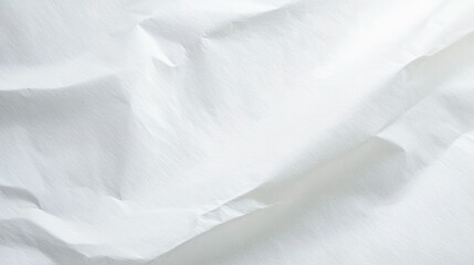 Obraz premium White Crumpled Paper Texture Background