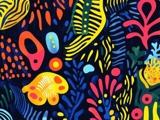 Naklejka premium Abstract Colorful Pattern Design