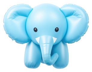 PNG Elephant balloon animal cute.