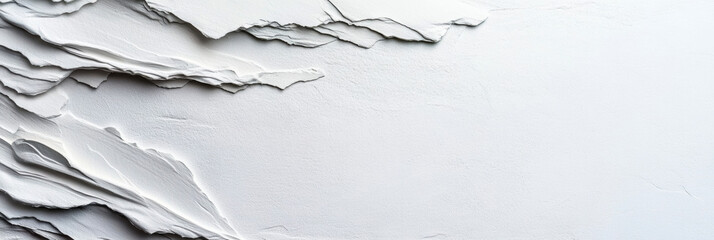 Obraz premium White textured background with copy space.