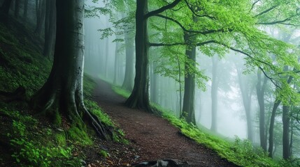 Mysterious Forest Path