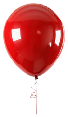 PNG  Red balloon on white background