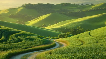 Rolling Hills Landscape