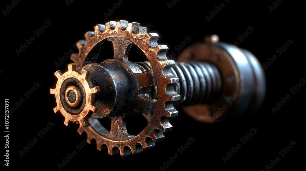 Poster explore the intricate mechanics of gear systems understanding their functionality and applications i