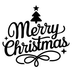 merry christmas lettering.