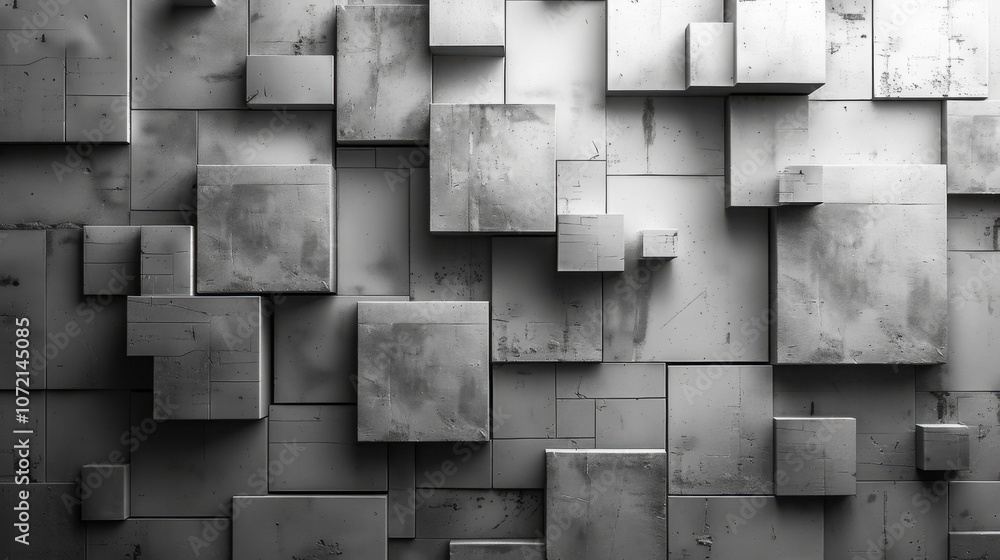 Aufkleber modern and stylish 2d vector background, featuring square shapes, dynamic composition. smooth gradie