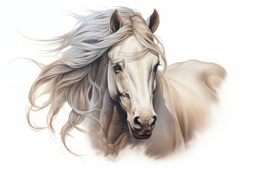 Colors horse tattoo on white background. Horse tattoo. Tattoo. Tattoo ideas. For tattoo artists. Tattoo parlor. Love tattoo. Colors ink. My tattoo.	