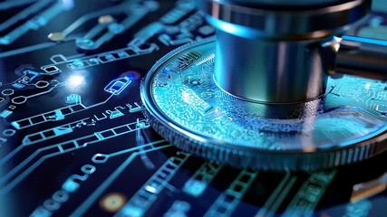 Modern medical technology combining healthcare and digital innovation - Powered by Adobe