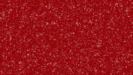 christmas red glitter texture shiny glowing stars background, new year holiday and valentines day design element