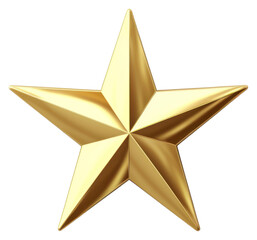 Obraz premium PNG Gold symbol star white background.