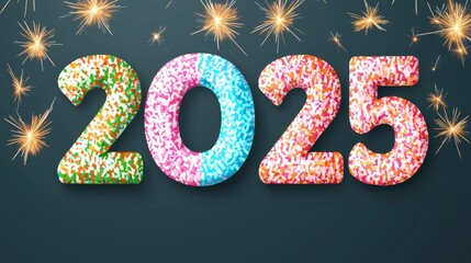 Celebrate the New Year 2025 with Colorful Confetti and Spectacular Fireworks for an Unforgettable Experience