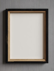 Fototapeta premium Mockup poster frame close up, 3d render