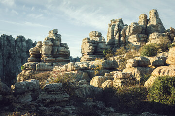 Torcal de Antequera desde punto de vista aéreo © Néstor Rodan