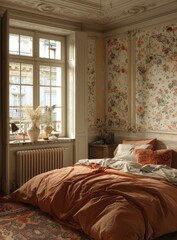 Rustic Elegant Bedroom Interior Design