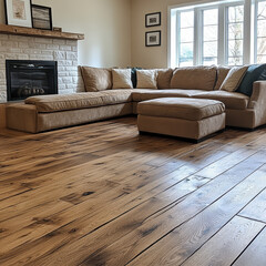 Cozy Living Room with Hardwood Floors