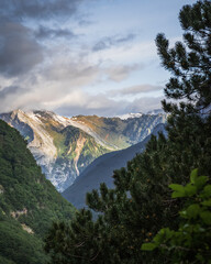 Monte Perdido valleys in Spain Ordesa y Monte Perdido National Park is in the north of the Iberian...