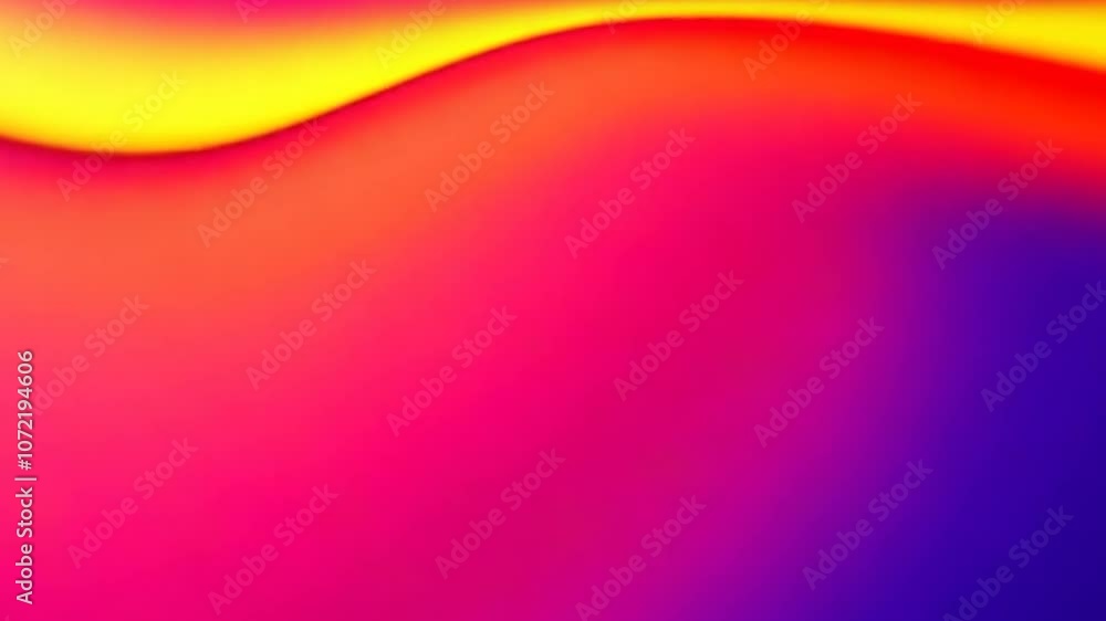 Poster yellow and orange gradient transition abstract background warm sunset tones smooth fade smooth 4k vi
