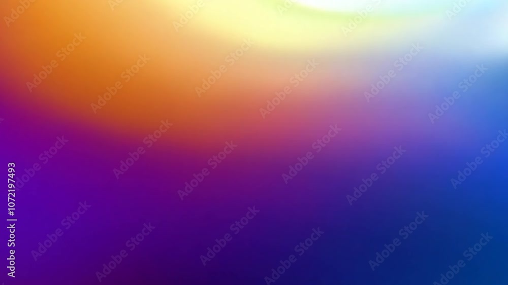 Leinwandbilder yellow blue gradient transition abstract background vibrant blend soft edges smooth 4k video motion 