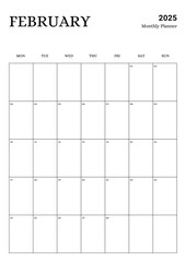 Monthly Planner February 2025